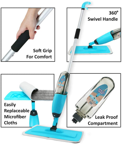 Magic Spray Mop with Extendable Handle | Microfiber Mop For Floor