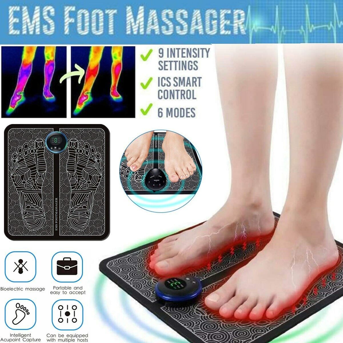 EMS Foot Massager Mat