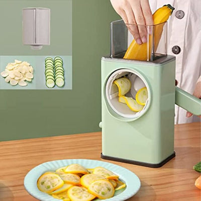 3 In 1 Manual Vegetable Slicer Rotary Cheese Grater