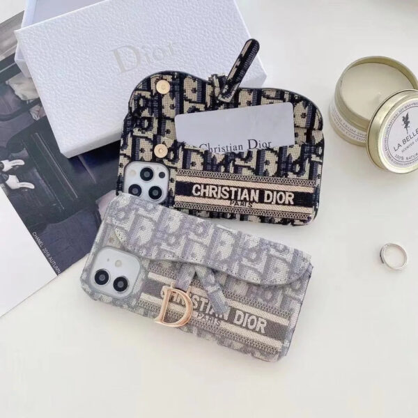 Stylish CD Lady iPhone Case with Built-In Card Holder
